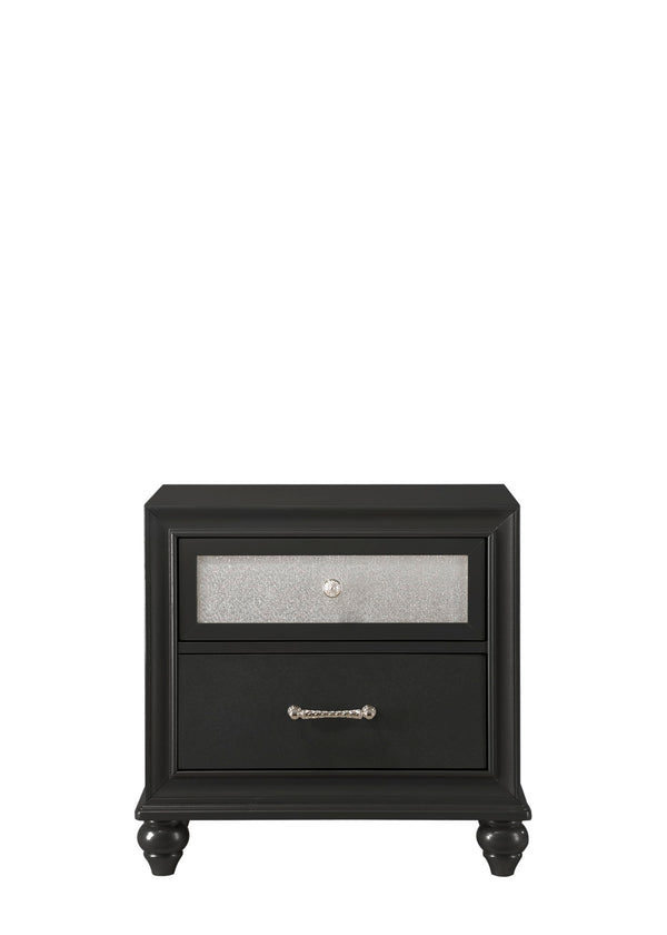 Lila - Nightstand - Black