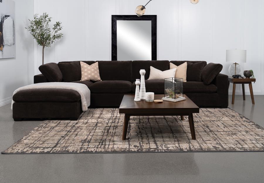 Lakeview - 5-Piece Upholstered Modular Sectional Sofa Beige
