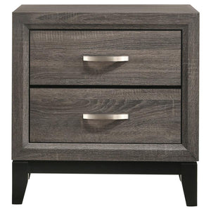 Watson - 2-Drawer Nightstand - Gray Oak