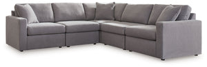 Modmax - Granite - Sectional Gray 5 Pc. Sectional