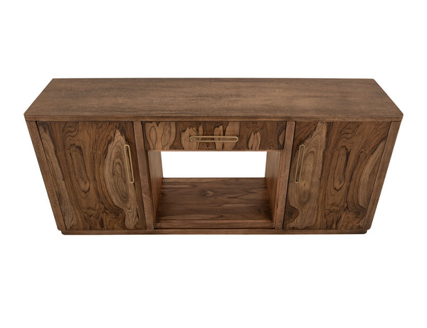 Balam - TV Stand With 1 Drawer & 2 Door - Light Brown