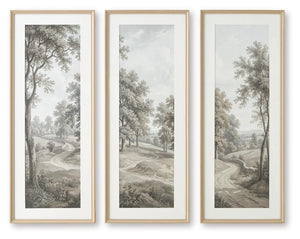 Dixonburg - Wall Art Set (Set of 3) - Taupe / Gray