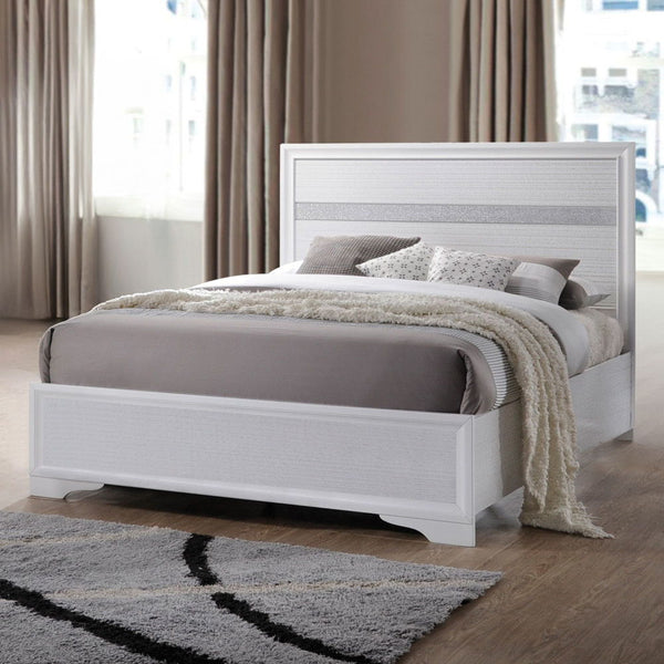 Naima - Contemporary - Bed White Twin