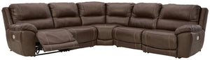 Dunleith - 5 Piece Power Reclining Sectional