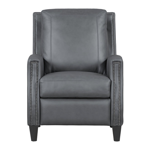 Hunter - Manual Pushback Recliner Dark Gray 1 Piece