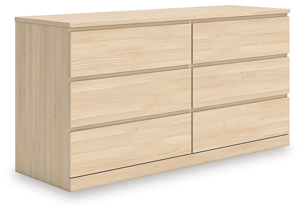 Onita - Six Drawer Dresser White