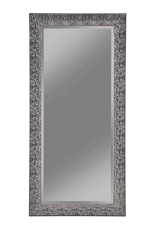 Rollins - Rectangular Floor Mirror Gray