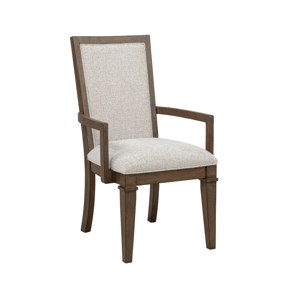 Mariana - Upholstered Arm Chair (Set of 2) Dark Brown