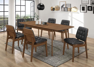 Redbridge - Rectangle Dining Set Dark Brown 7 Pc. Table, 6 Chairs