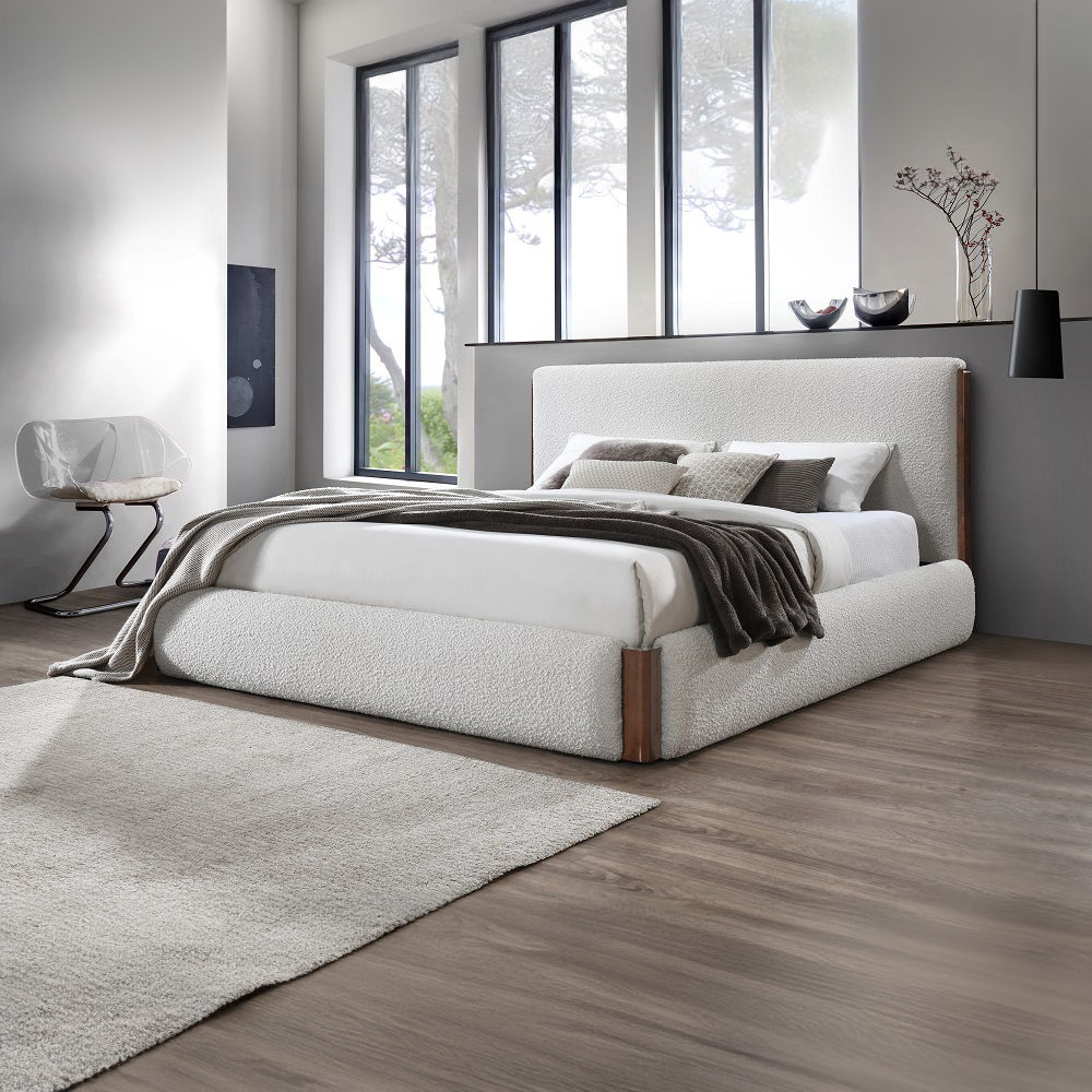 Sandro - Platform Bed White