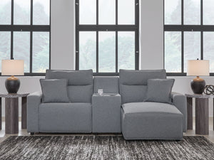 ModMax II - Salt And Pepper - Reclining Sectional