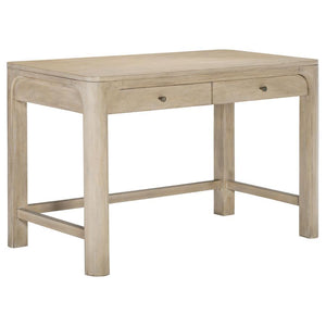 Solano - 2-Drawer Makeup Table Vanity Desk - Weathered Mango