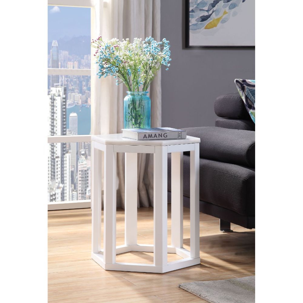 Reon - End Table Silver