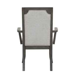 Lisbon - Dining Arm Chair (Set of 2) - Gray