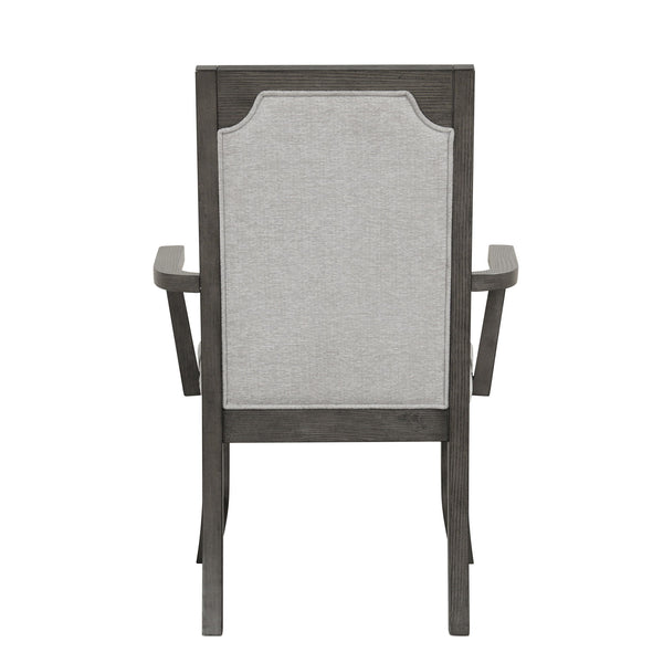 Lisbon - Dining Arm Chair (Set of 2) - Gray