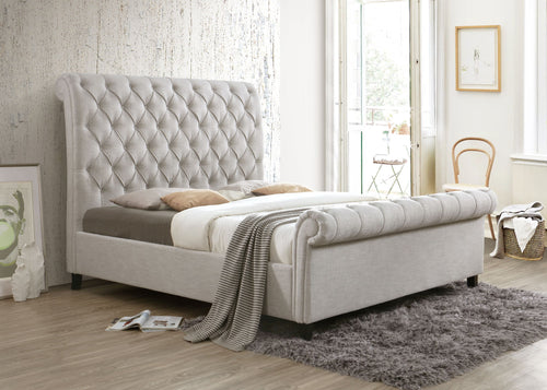 Kate - Upholstered Bed Gray