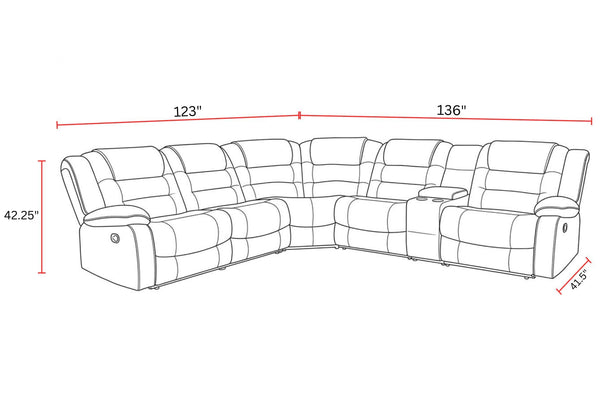 Bolton - Modular Reclining Sectional