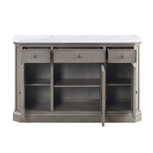 Zumala - Server - Marble Top & Weathered Oak