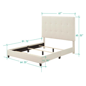 Bridger - Upholstered Tufted Panel Bed