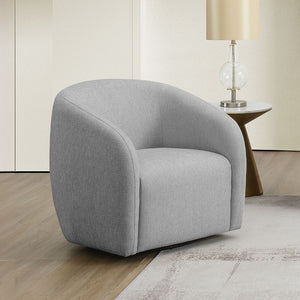 Etienne - Chair With Swivel Gray Linen