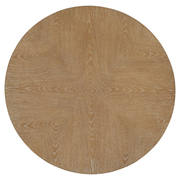 Escape - 3 Piece Occasional Table Set - Glazed Natural Oak / Black Metal Trim
