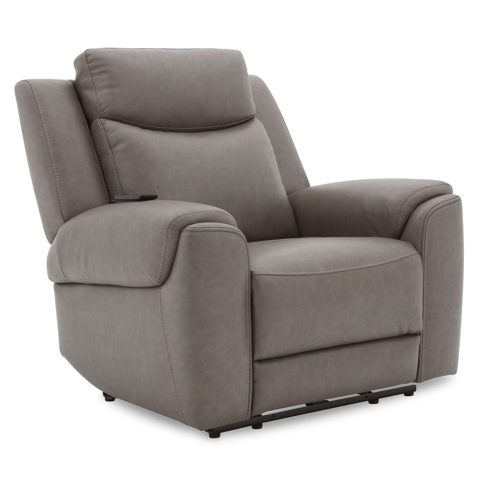 Momentum - Power Zero Gravity Recliner With Heat And Massage Light Brown