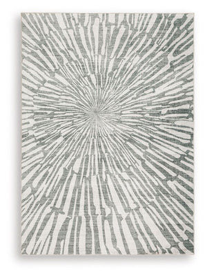 Verland - Washable Rug Gray 5' x 7'