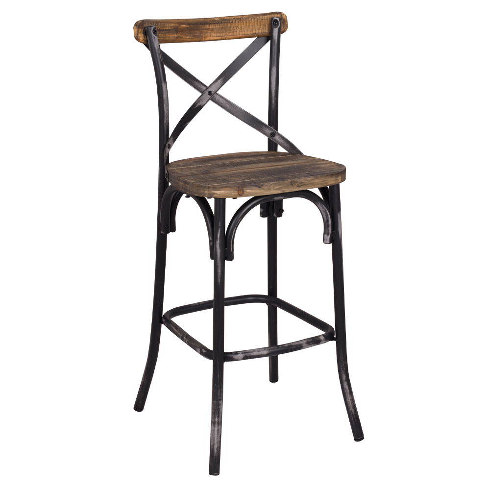 Zaire - Bar Chair (1Pc) Black