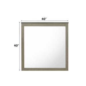 Joanna - Mirror - Weathered Gray