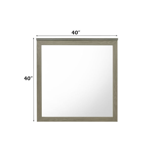 Joanna - Mirror - Weathered Gray