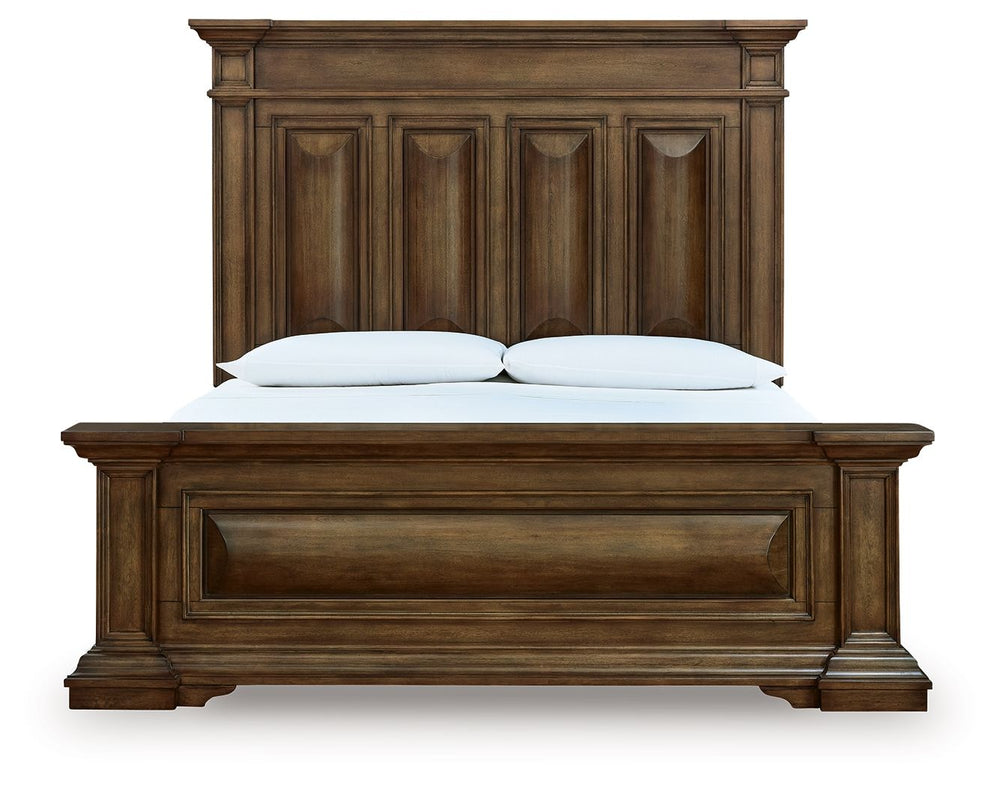 Frantanna - Panel Bed Dark Brown