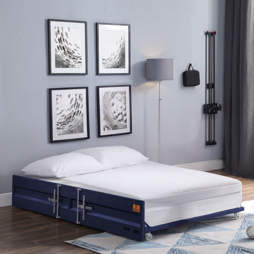 Cargo - Trundle - 74" Blue Twin