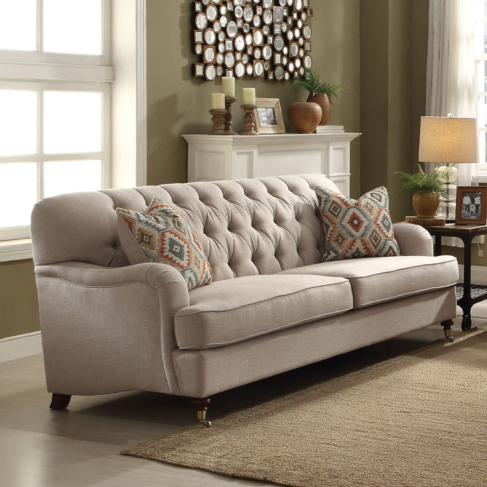 Alianza - Sofa (w/2 Pillows) Beige
