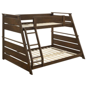 Holden - Wood Veneer Bunk Bed Dark Brown Twin over Full