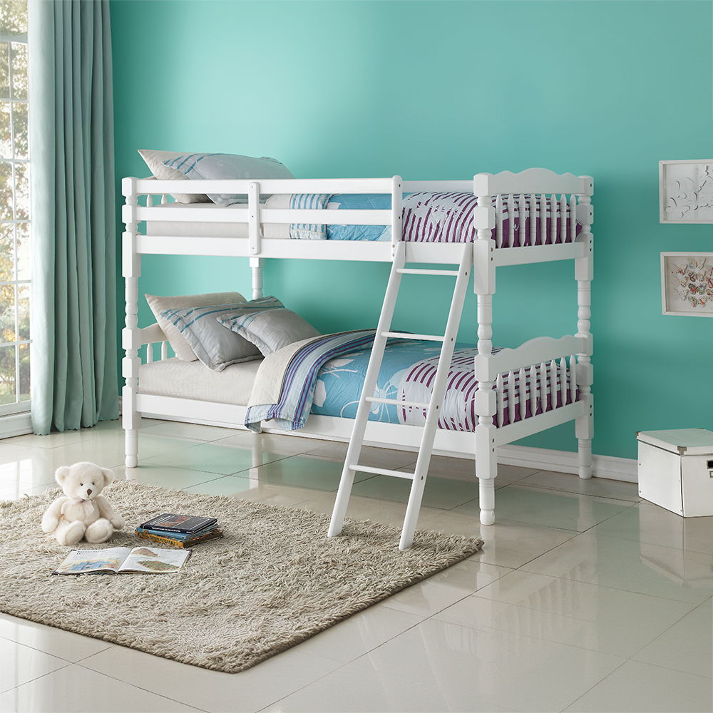 Homestead - Bunk Twin Over Twin Bed - White