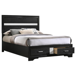 Miranda - Wood Storage Panel Bed