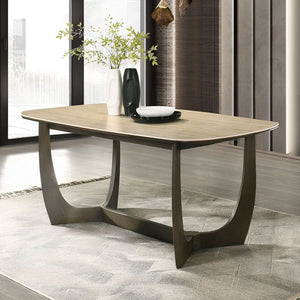 Davita - Dining Table With Ceramic Top - Walnut