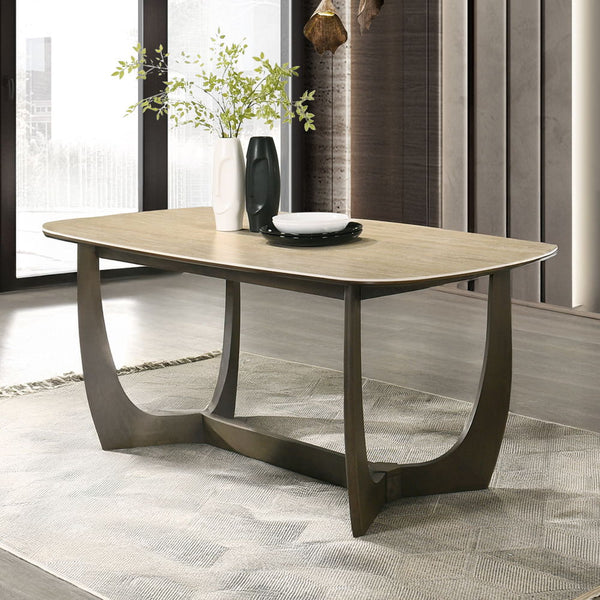 Davita - Dining Table With Ceramic Top - Walnut
