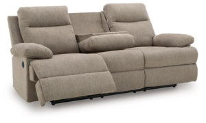 Side-Swipe - Reclining Sofa With Drop Down Table