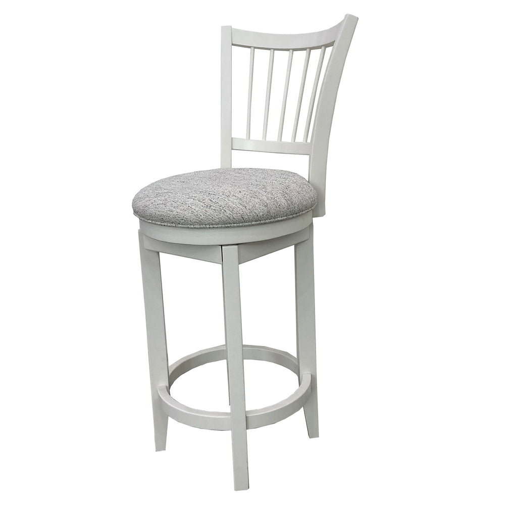 Americana Modern Dining - Spindle Back Swivel Barstool - Cotton