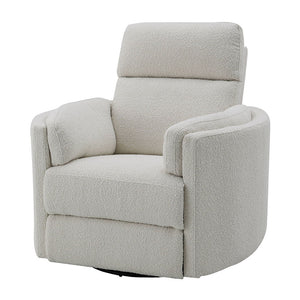 Sagen - Recliner With Swivel & Glider Beige