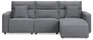 Modmax II - Reclining Sectional - Salt And Pepper