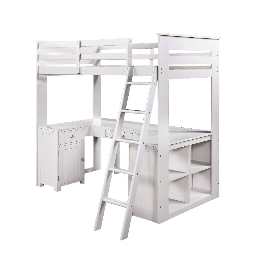 Ambar - Loft Bed - Light Gray