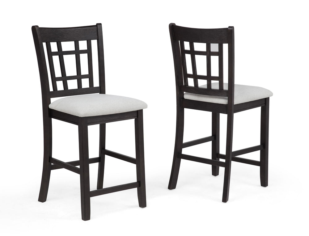 Hartwell - Counter Height Chair (Set of 2) - Charcoal Black