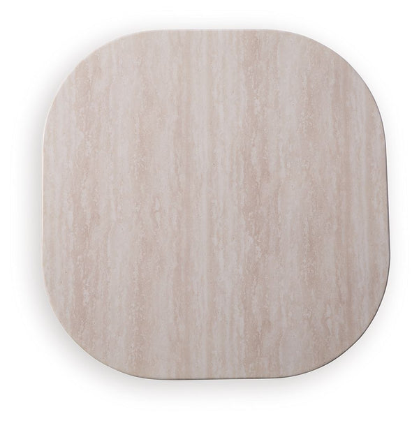 Dolan Creek - Square End Table - Beige / Brown