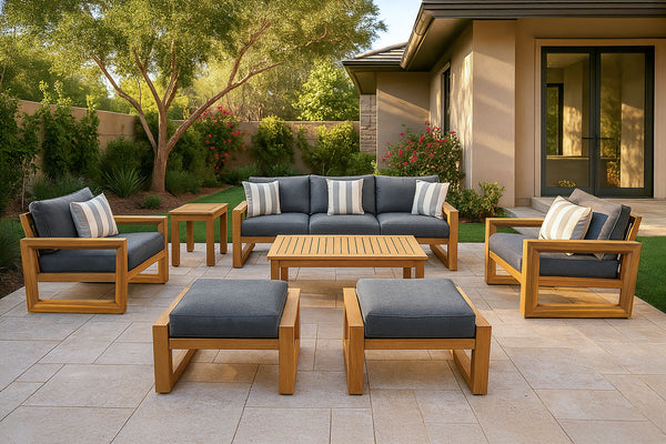 Bristol - Bay Slatted Wood Table