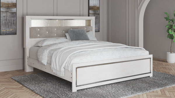 Altyra - Bookcase Bed White King None