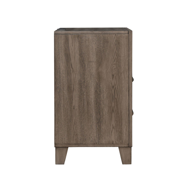 Harrisburg - 2 Drawer Nightstand - Walnut