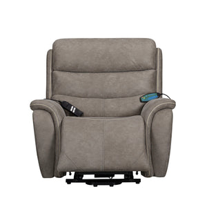 Kamari - Power Lift Recliner With Heat & Massage - Gray