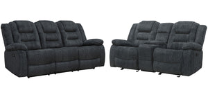 Bolton - Glider Reclining Sofa Set Dark Gray 2 Pc. Sofa, Loveseat